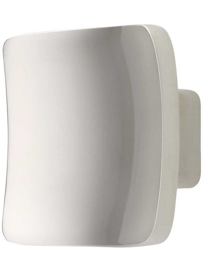 Basin Cabinet Knob - 1 5/8 inch Width in Polished Nickel.